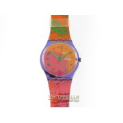 SWATCH Fluo Seal classic quarzo cassa e cinturino plastica colorata fluo new